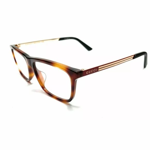 Gucci Men's Havana Eyeglasses